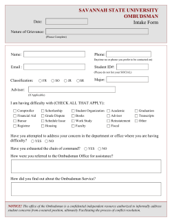 Online Request Form