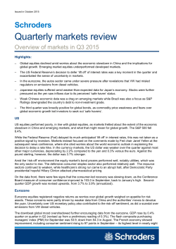 qtrly markets review q3 2015