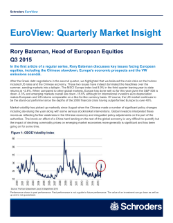 euroview quarterly market insight