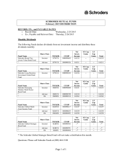 2015 February Distribution