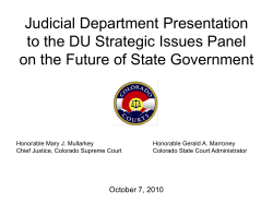 Colorado's Judicial Branch