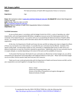 NIH (Contracts)