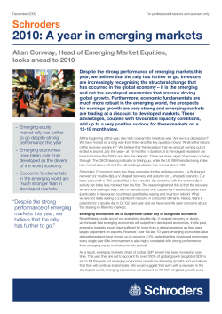 2010: A year in emerging markets