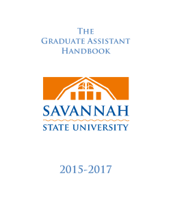 Graduate Assistant Handbook