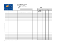Surplus Property form