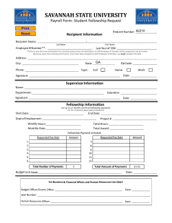 StudentFellowshipRequestForm