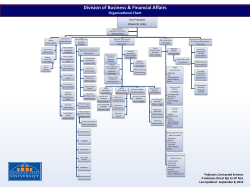 Division of Business Financial Affairs Organizational Chart