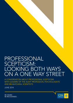 Looking both ways on a one way street