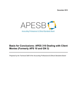 Basis for conclusions