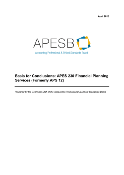 Basis for conclusions