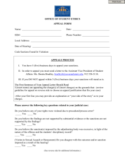 OES Judicial Appeal Instructions