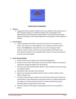 Locker Rental Agreement