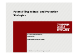 Patent Filing in Brazil and Protection Strategies