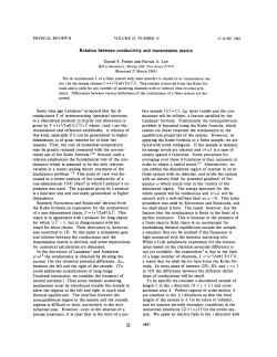 S-Matrix / Green's Function Relationship Paper