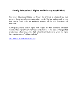 FERPA for Students