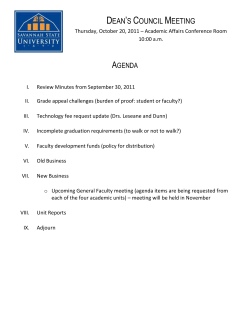 Agenda