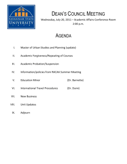 Agenda