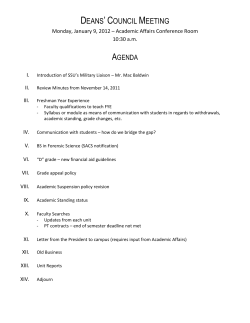 Agenda