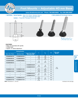 7_19_Foot Mounts - Adjustable