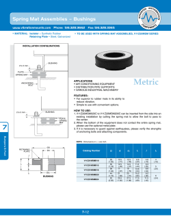 7_12_Spring Mat Assemblies - Bushings