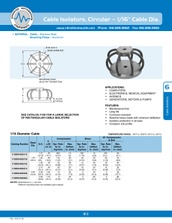 6_3_Cable Isolators - Circular