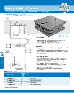 3_14_Wedge Leveler - Precision
