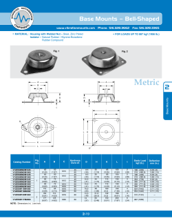 2_19_Base Mounts - Bell-Shaped