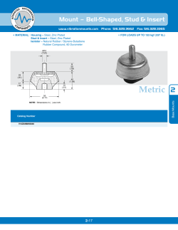 2_17_Mount - Bell-Shaped, Stud & Insert
