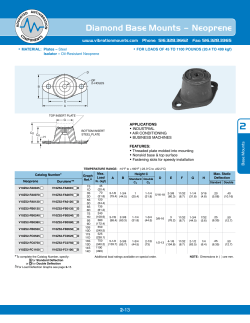 2_13_Diamond Base Mounts - Neoprene