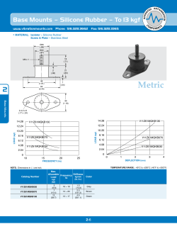 2_6_Base Mounts - Silicone Rubber