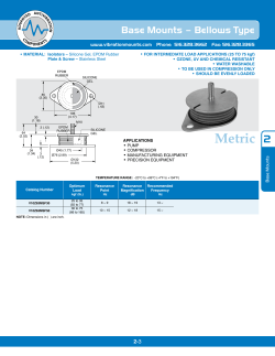 2_3_Base Mounts - Bellow Type