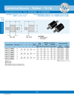 1_8_Cylindrical Mounts - Rubber