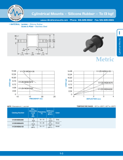 1_3_Cylindrical Mount - Silicone Rubber