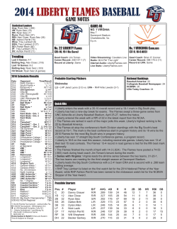 Complete Baseball Game Notes