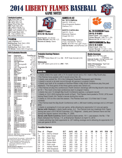 Complete Baseball Game Notes