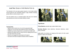 Olympic Smith Machine Push Up [PDF 170.93KB]