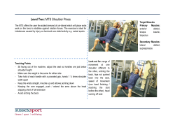 MTS Shoulder Press [PDF 218.87KB]