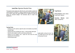 Signature Shoulder Press [PDF 193.76KB]