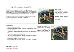 Single Arm Dumbbell Row [PDF 186.19KB]