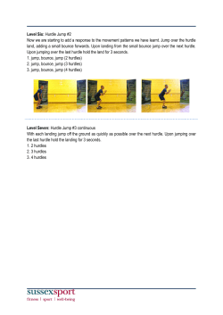 Hurdle Jump Two and Three [PDF 112.74KB]
