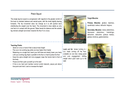 Pistol Squat [PDF 143.81KB]