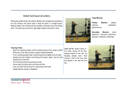 Barbell Split Squat shoulder [PDF 138.18KB]