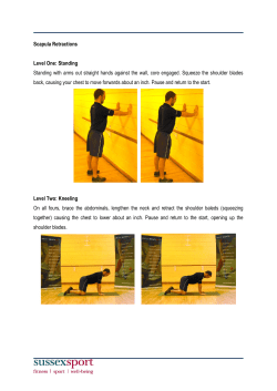 Scapula Retractions [PDF 174.47KB]