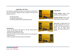 Side Plank [PDF 129.95KB]