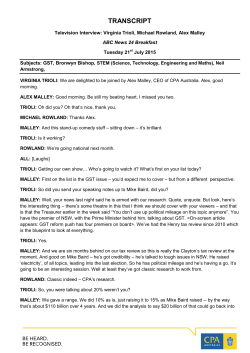 GST, Bronwyn Bishop, STEM (Science, Technology, Engineering and Maths), Neil Armstrong