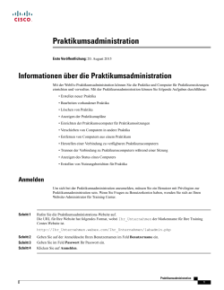 Praktikumsadministration