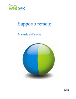 Supporto remoto Manuale dell'utente