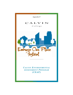Calvin Environmental Assessment Program (CEAP) Booklet [PDF]