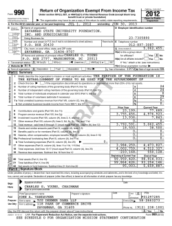990 Tax Statement