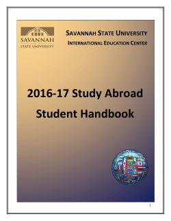 Study Abroad Handbook
